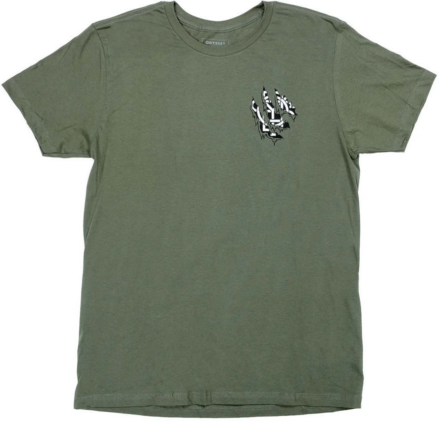 T-Shirt Ripped Monogram olive, L