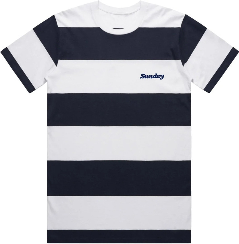 T-Shirt Stitched Classy Game navy/weiß mit schwarz